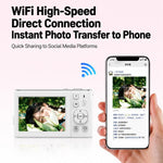 DC325 Fotocamera selfie con doppio schermo, filtri anteriore e posteriore e telecamera CCD, 16G Memory Card, 32G Memory Card