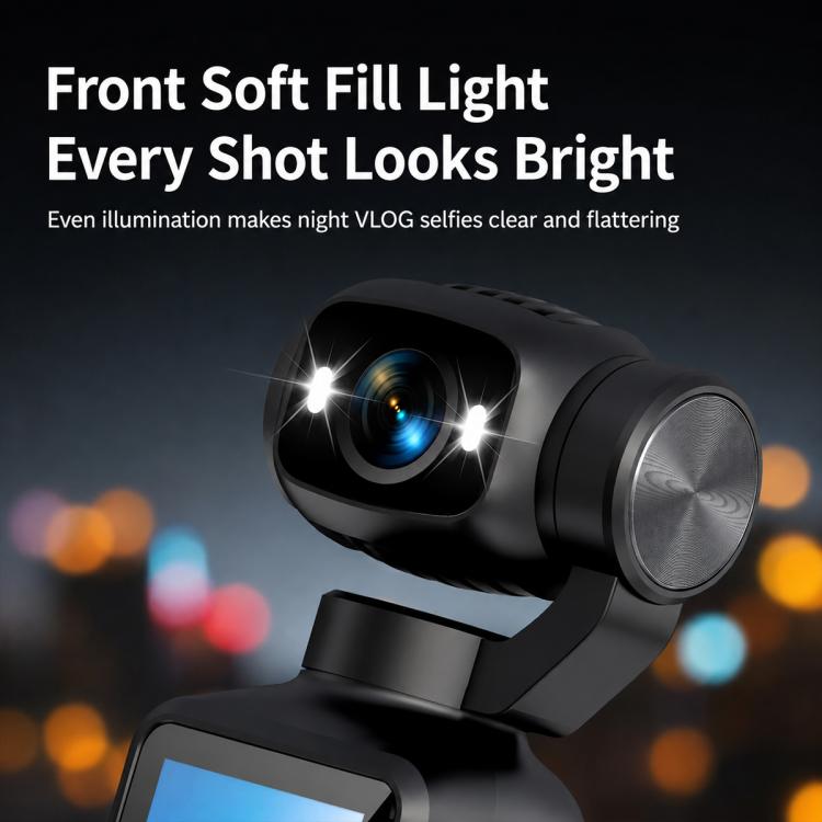Videocamera tascabile con gimbal LK-032 da 1,97 pollici con risoluzione HD 1080P, ideale per vlog., LK-032