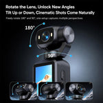 Videocamera tascabile con gimbal LK-032 da 1,97 pollici con risoluzione HD 1080P, ideale per vlog., LK-032