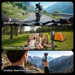 Videocamera tascabile con gimbal LK-032 da 1,97 pollici con risoluzione HD 1080P, ideale per vlog., LK-032