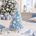 Kit fai-da-te per creare un alberello natalizio con perline, Santa Claus, Snowman, Poinsettia, Candy, Red Sparrow, Angel, Blue Night, Christmas Tree A-Rainbow, Christmas Tree B-Springtime, Christmas Tree C-Blue Purple, Christmas Tree D-Winter Snow     ...