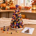 Kit fai-da-te per creare un alberello natalizio con perline, Santa Claus, Snowman, Poinsettia, Candy, Red Sparrow, Angel, Blue Night, Christmas Tree A-Rainbow, Christmas Tree B-Springtime, Christmas Tree C-Blue Purple, Christmas Tree D-Winter Snow     ...