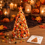 Kit fai-da-te per creare un alberello natalizio con perline, Santa Claus, Snowman, Poinsettia, Candy, Red Sparrow, Angel, Blue Night, Christmas Tree A-Rainbow, Christmas Tree B-Springtime, Christmas Tree C-Blue Purple, Christmas Tree D-Winter Snow     ...