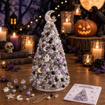 Kit fai-da-te per creare un alberello natalizio con perline, Santa Claus, Snowman, Poinsettia, Candy, Red Sparrow, Angel, Blue Night, Christmas Tree A-Rainbow, Christmas Tree B-Springtime, Christmas Tree C-Blue Purple, Christmas Tree D-Winter Snow     ...