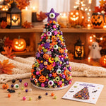 Kit fai-da-te per creare un alberello natalizio con perline, Santa Claus, Snowman, Poinsettia, Candy, Red Sparrow, Angel, Blue Night, Christmas Tree A-Rainbow, Christmas Tree B-Springtime, Christmas Tree C-Blue Purple, Christmas Tree D-Winter Snow     ...