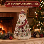 Kit fai-da-te per creare un alberello natalizio con perline, Santa Claus, Snowman, Poinsettia, Candy, Red Sparrow, Angel, Blue Night, Christmas Tree A-Rainbow, Christmas Tree B-Springtime, Christmas Tree C-Blue Purple, Christmas Tree D-Winter Snow     ...