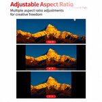 Fotocamera digitale da 48 MP, risoluzione 8K, stabilizzazione a 5 assi e ampia apertura F2.0