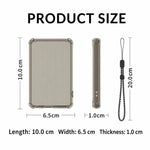 Custodia protettiva antiurto in TPU trasparente per lettore MP3 con cordino, For Innioasis Y1