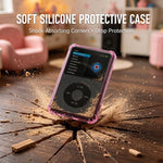 Custodia protettiva antiurto in TPU trasparente per lettore MP3 con cordino, For Innioasis Y1