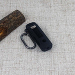 Custodia protettiva in silicone a tinta unita per lettore MP3 con moschettone, For FiiO SnowSky ECHO NANO
