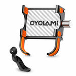 Supporto per navigazione e smartphone da bici CYCLAMi CY-133, girevole a 360 gradi