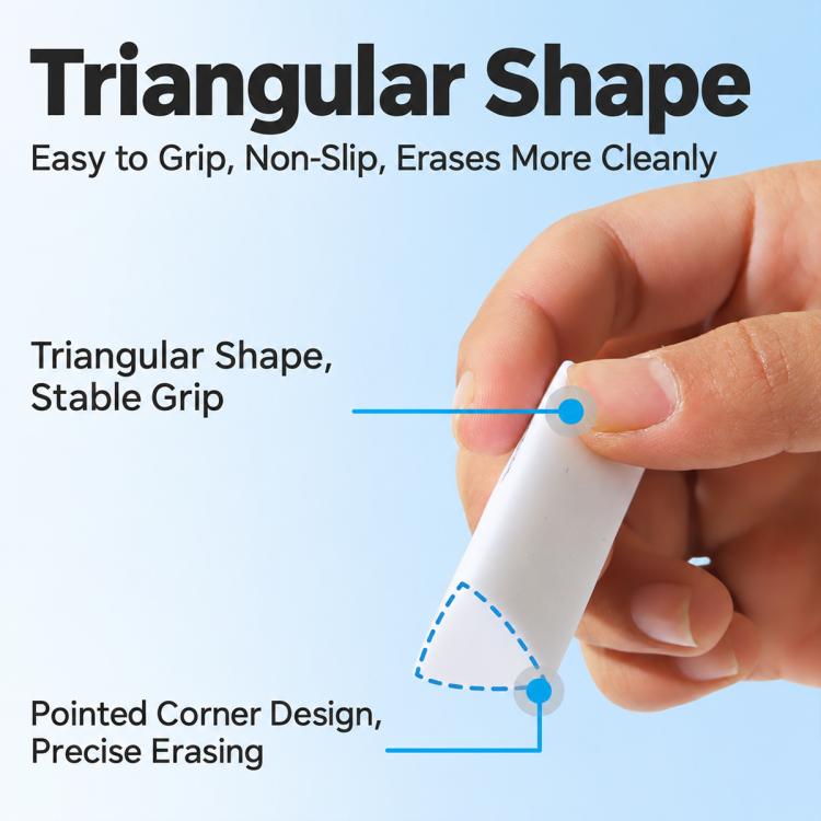 ZELYNN Gomme triangolari Super Clean – Confezione da 6 pezzi