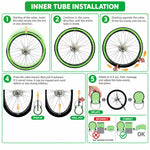 CYCLAMi 2 pezzi/confezione - Camera d'aria ultraleggera in TPU per bici gravel, 46g-FV45mm, 46g-FV65mm