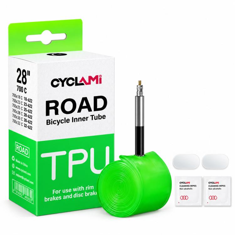 Camera d'aria in TPU ultraleggera CYCLAMi per bici da corsa, 30g-FV45mm, 30g-FV65mm, 30g-FV85mm