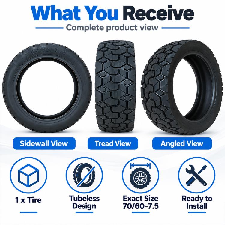 For Ninebot ZT3 / ZT3 Pro AIMITE Electric Scooter Tubeless Tire, Size: 11 inch x 70/60-7.5 inch, With Self-Sealing, Standard Version