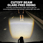 CYCLAMi CYC2000T Cutoff Line Mountain Bike Hanging Front Light with Remote Control, CYC2000T