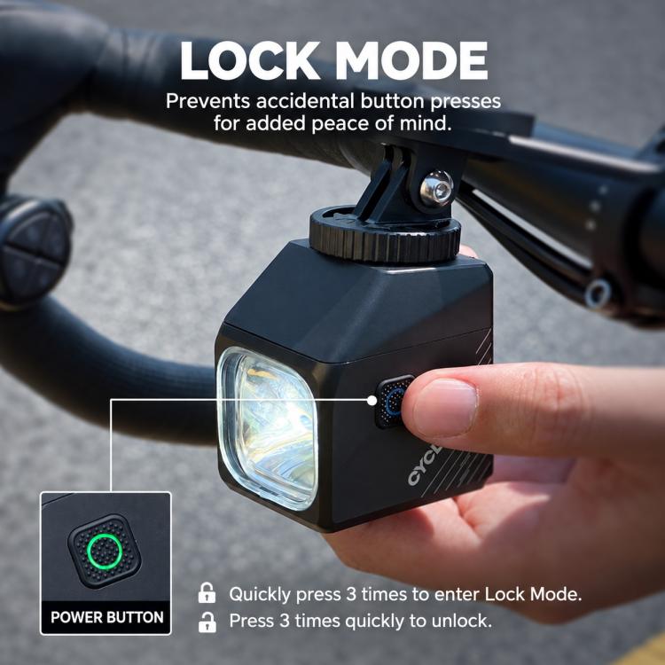 CYCLAMi CYC2000T Cutoff Line Mountain Bike Hanging Front Light with Remote Control, CYC2000T