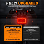 CYCLAMi RT02 Smart Bike Tail Light Brake Radar Sensing Warning Light, RT02