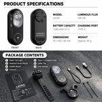 CYCLAMi LA150 Cycling Smart Radar Tail Light Compatible with Bike Computer, LA150