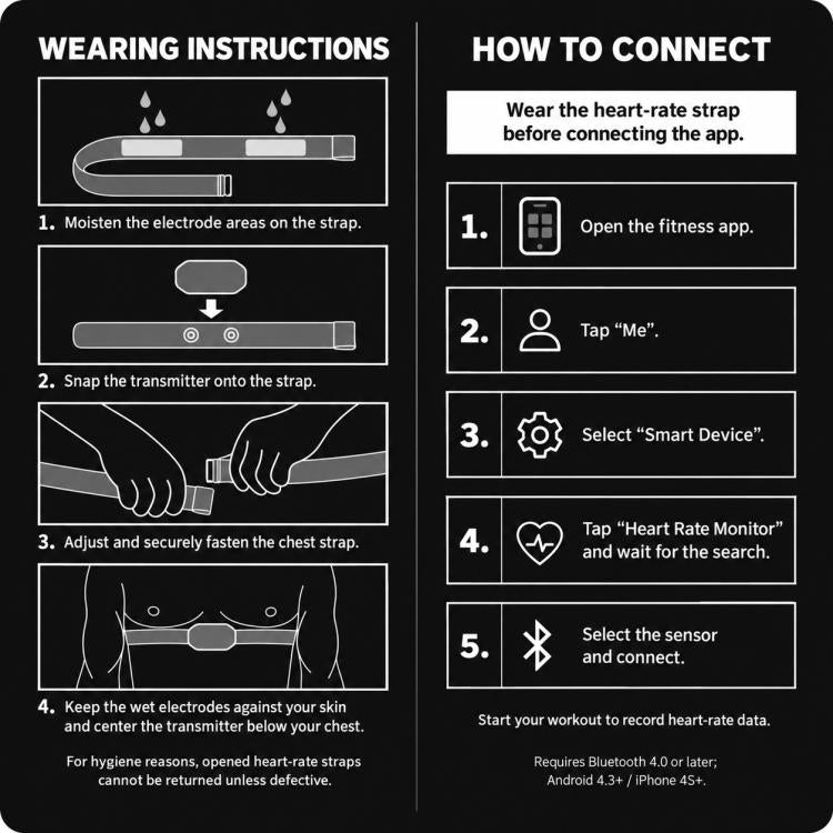 XOSS X2 Outdoor Running Sports Heart Rate Monitor Chest Strap