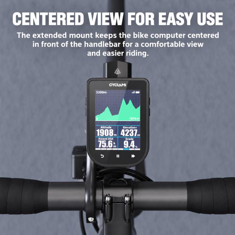 CYCLAMi Multi-Functional Bike Computer Extension Mount, M5, M6, M6W
