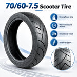 AIMITE Electric Scooter Vacuum Tire, Size: 11 inch x 70/60-7.5 inch, For Ninebot G3 / ZT3 / ZT3 Pro