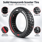 AIMITE Electric Scooter 45mm Slot Solid Tire, Size: 60 / 65-6.9 inch, For Ninebot MAX G2 (Black Red White)