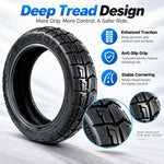 AIMITE Electric Scooter Off-Road Vacuum Tire, Size: 10 inch x 2.75-6.5 inch, For Ninebot Max G30