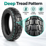 AIMITE Electric Scooter Off-Road Puncture-Resistant Vacuum Tire, Size: 10 x 2.75-6.5 inch, Size: 10 x 2.75-6.5 inch