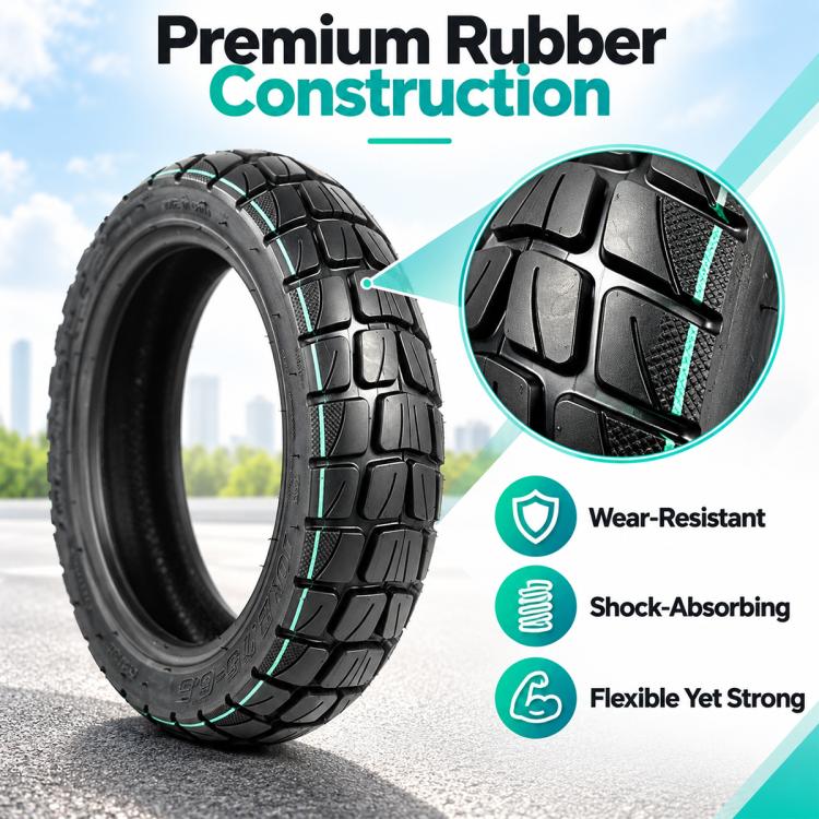AIMITE Electric Scooter Off-Road Puncture-Resistant Vacuum Tire, Size: 10 x 2.75-6.5 inch, Size: 10 x 2.75-6.5 inch