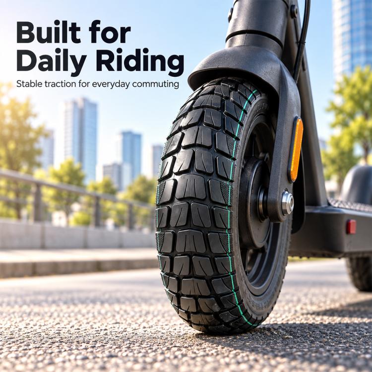 AIMITE Electric Scooter Off-Road Puncture-Resistant Vacuum Tire, Size: 10 x 2.75-6.5 inch, Size: 10 x 2.75-6.5 inch
