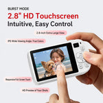 DC417X 2.8 inch Screen 7x Optical Zoom Front and Rear Dual Lens Digital Camera, without, 16GB, 32GB, 64GB, 128GB