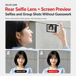 DC417X 2.8 inch Screen 7x Optical Zoom Front and Rear Dual Lens Digital Camera, without, 16GB, 32GB, 64GB, 128GB