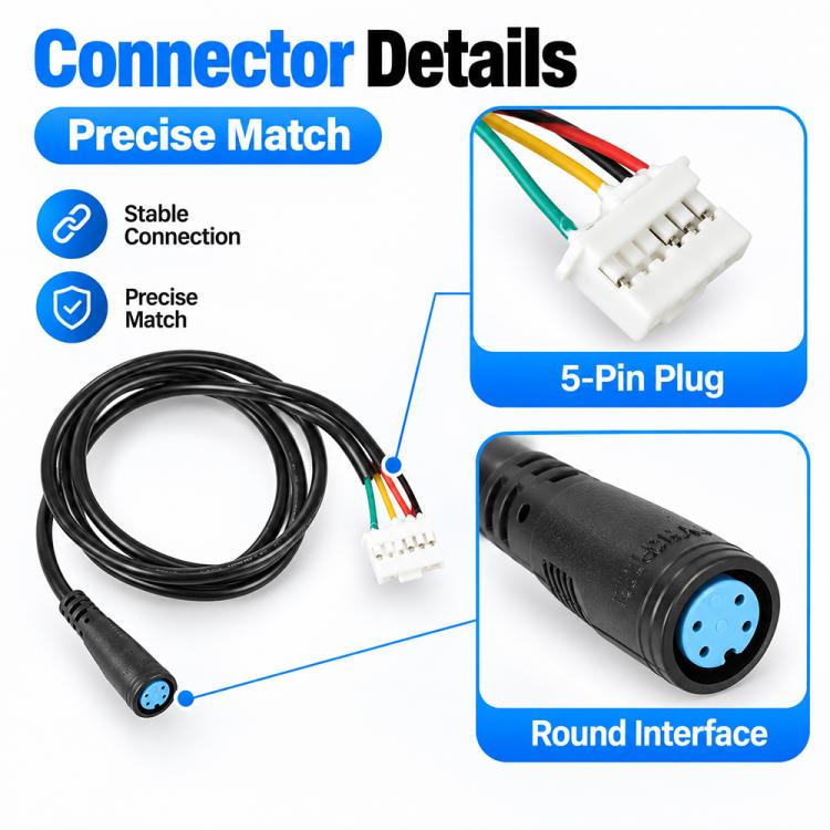 LYP4031-4 Electric Scooter Controller Connector Cable For Xiaomi 4 Pro, 130cm