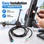 LYP4031-4 Electric Scooter Controller Connector Cable For Xiaomi 4 Pro, 130cm