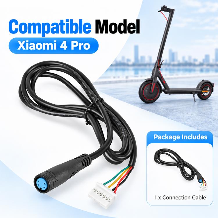 LYP4031-4 Electric Scooter Controller Connector Cable For Xiaomi 4 Pro, 130cm