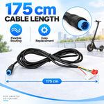 LYQT256-3 Electric Scooter Controller Connector Cable For Ninebot F2/F2 Pro/F2 Plus, 175cm