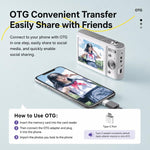 DC302 2.8 inch Screen Retro Digital HD Camera, White without Memory Card, White + 16GB, White + 32GB, White + 64GB, Black + 32GB, Black + 64GB