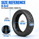 LYLT016-1 Electric Scooter 8.5 inch Tubeless Tires For Xiaomi Mijia M365/M365 Pro