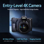 DC201A 3.5 inch Screen HD Digital Mirrorless Camera, without, 32GB, 64GB