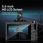 DC201A 3.5 inch Screen HD Digital Mirrorless Camera, without, 32GB, 64GB