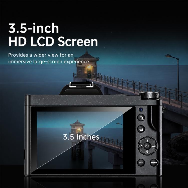 DC201A 3.5 inch Screen HD Digital Mirrorless Camera, without, 32GB, 64GB