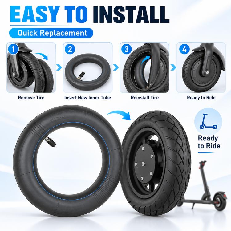 LYLT054-3 Electric Scooter 10 inch Straight Mouth Inflatable Inner Tube