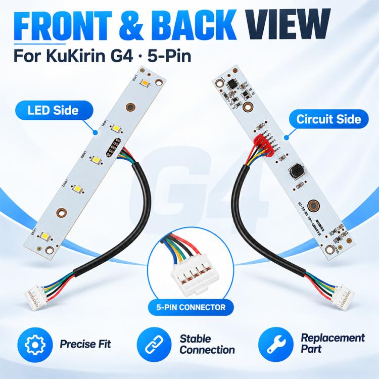 LYG2158 Electric Scooter 5 Pin Headlights For Kukirin G4