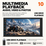 7 inch IPS Double-DIN Car MP5 Player Wireless CarPlay/Android Auto Bluetooth HD Display