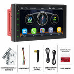 7 inch IPS Double-DIN Car MP5 Player Wireless CarPlay/Android Auto Bluetooth HD Display