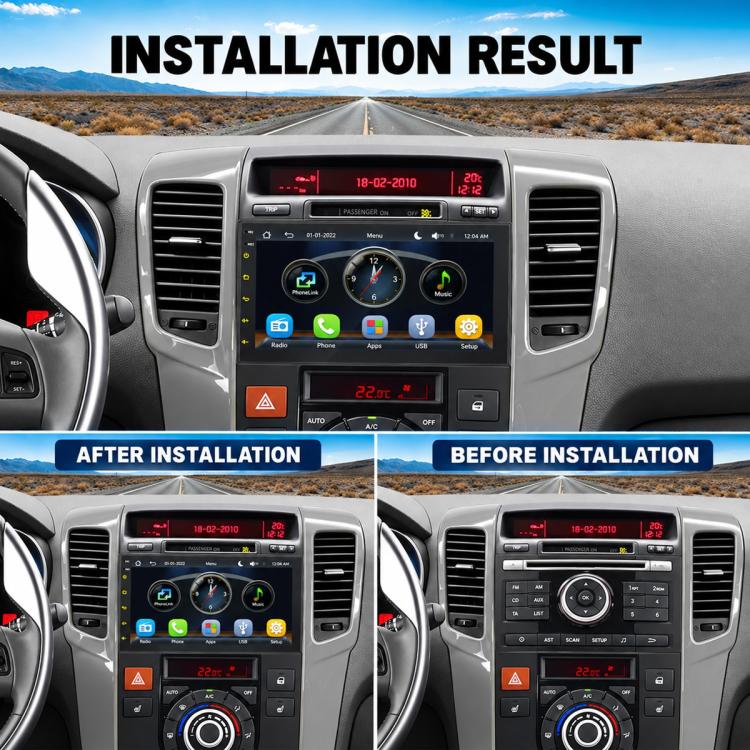 7 inch IPS Double-DIN Car MP5 Player Wireless CarPlay/Android Auto Bluetooth HD Display