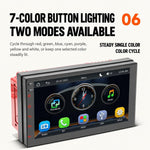7 inch IPS Double-DIN Car MP5 Player Wireless CarPlay/Android Auto Bluetooth HD Display