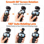DV11 1.97-inch HD Handheld Gimbal Pocket Camera Outdoor Sports Recorder