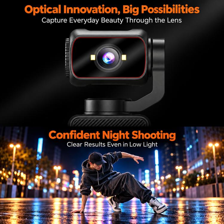 DV11 1.97-inch HD Handheld Gimbal Pocket Camera Outdoor Sports Recorder